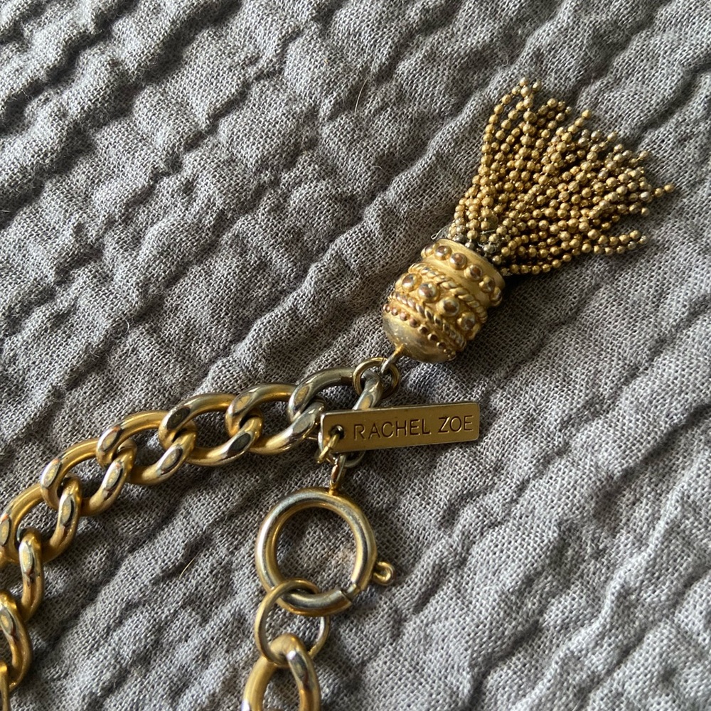 Rachel Zoe tassel bracelet